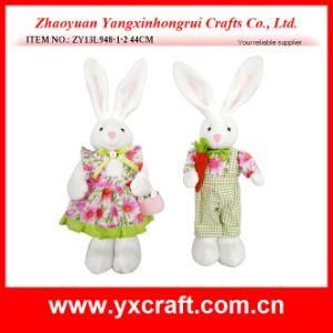 Easter Decoration (ZY13L948-1-2 44CM) Happy Easter Rabbit Couple