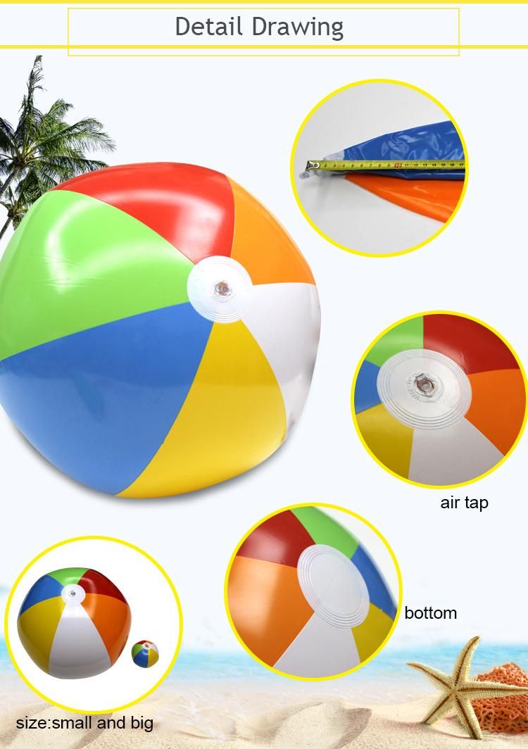 Costom Giant Beach Ball Promotional Plastic Giant Sports Inflatable PVC Beach Balls