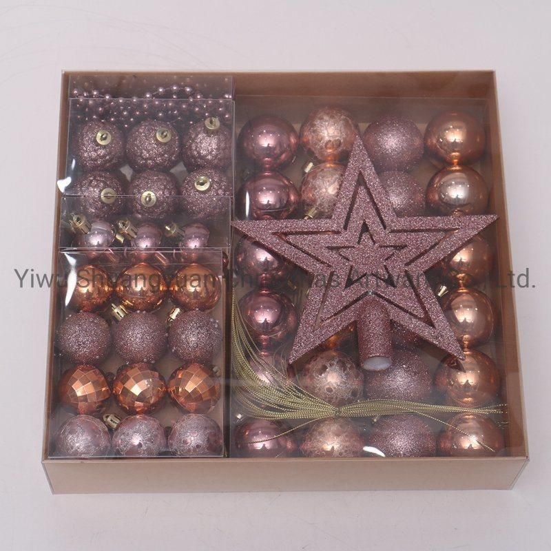 New Design High Sales Christmas Ball for Holiday Wedding Party Decoration Supplies Hook Ornament Craft