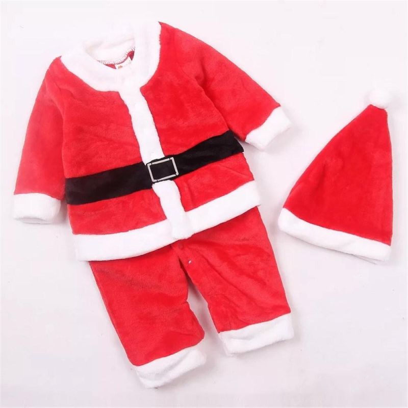 New Cheap Red Santa Claus Costume