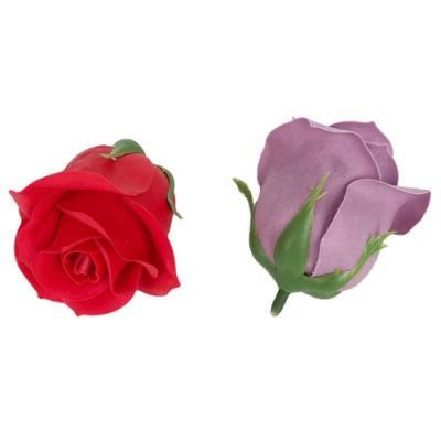 Romantic Hot-Selling Artificial Soap Flower Colorful Single Soap Rose Flower