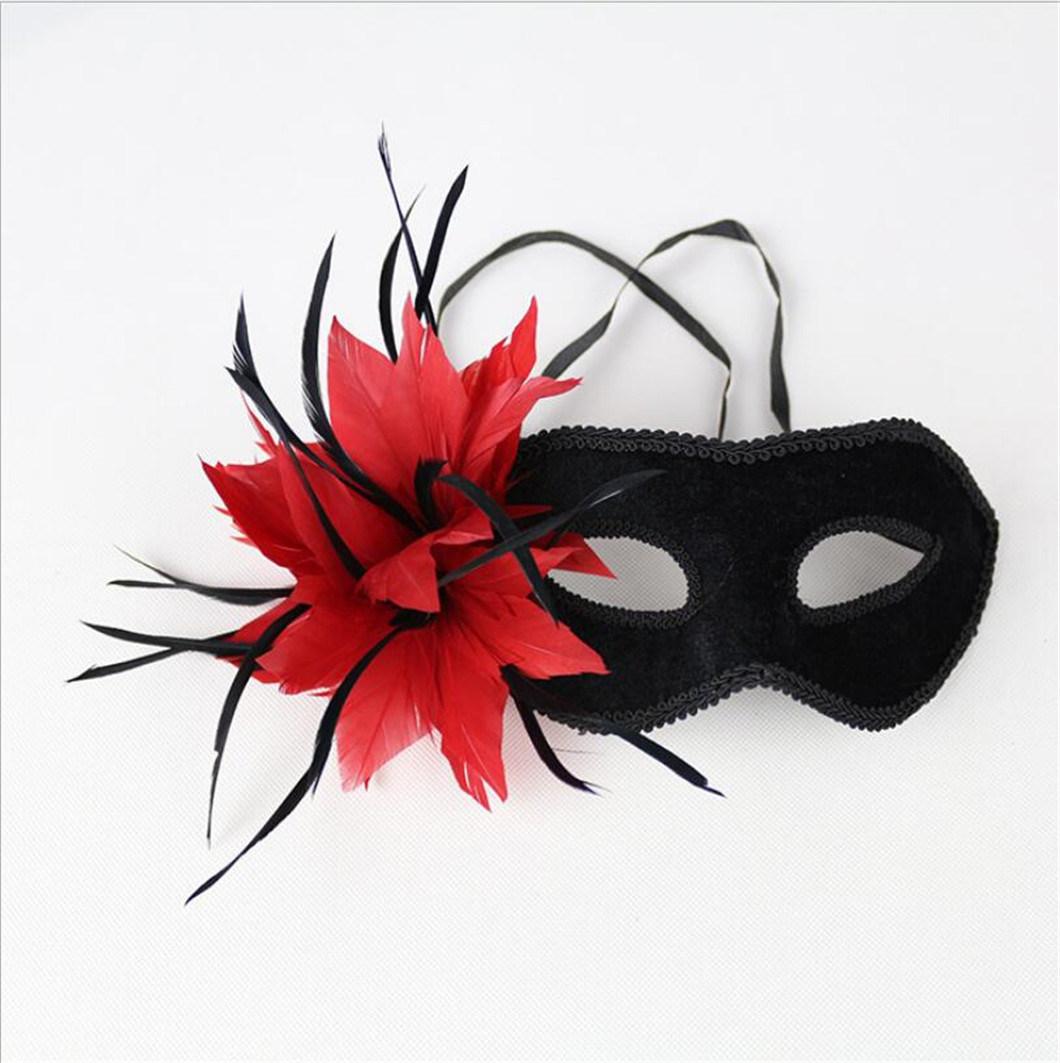 New Red Christmas Masquerade Mask