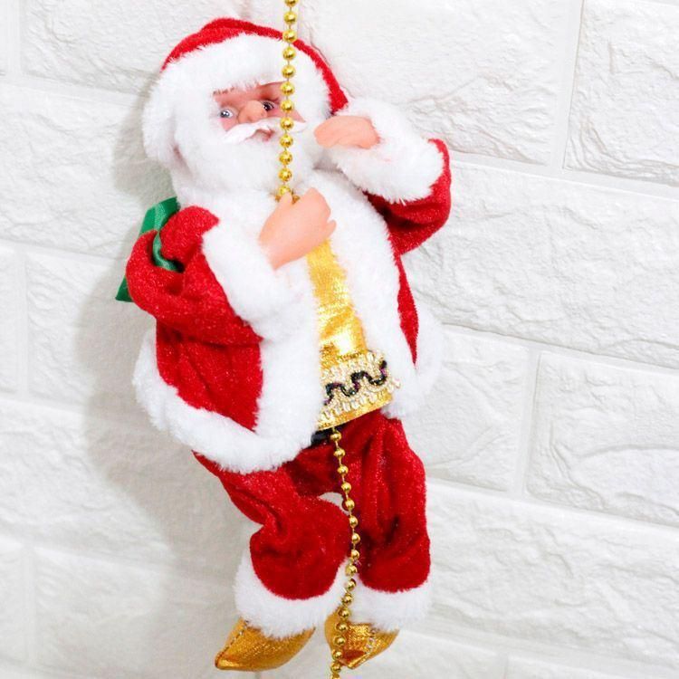 Dropshipping & Wholesales Climbing Bead Santa Claus Musical Electric Doll