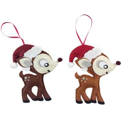 Holiday Top Factory Direct Sell Small Hanging Felt Christmas Ornament