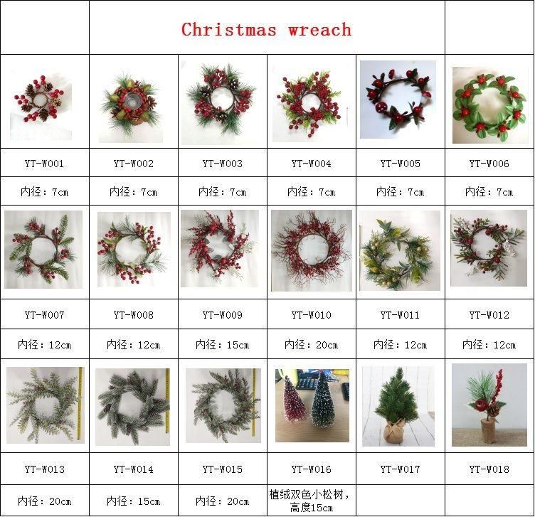 Ytcf080 High Quality Artificial Poinsettia Silk Flowers for Home Decoration and Tree Decor