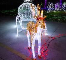 Outdoor Christmas Holiday Decoration LED Solar Snowflake Motif Acrylic Light