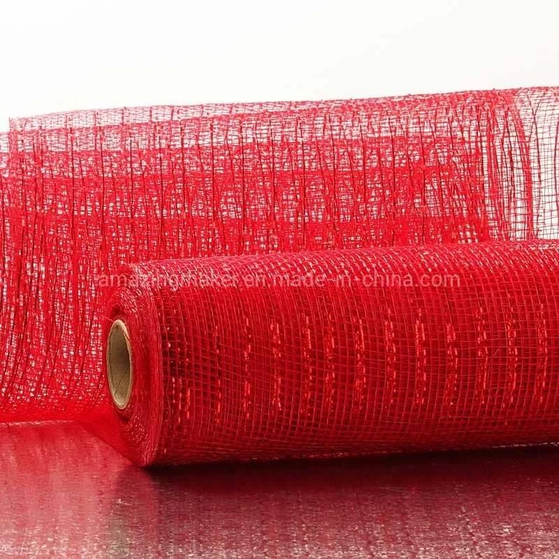 Colored Thread Metallic 10′′ Deco Mesh for Wholesale