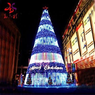 Factory Supply Outdoor Commercial Artificial Christmas Tree for Hotel Decoration