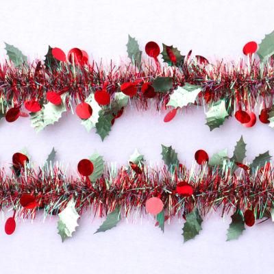 Newest Christmas Decoration Colored Christmas Tinsel Shredded Tinsel