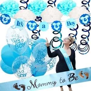 Umiss Paper Boy Baby Shower Birthday Party Decorations for Factory OEM
