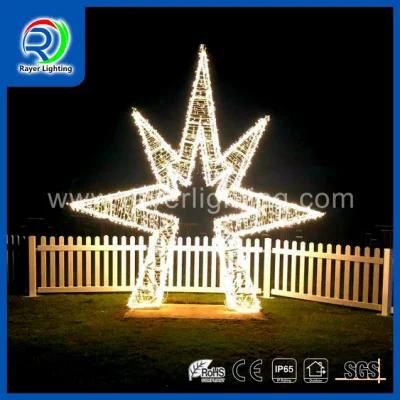 Christmas LED Star Decoration LED Rope Light Star Motif Lights