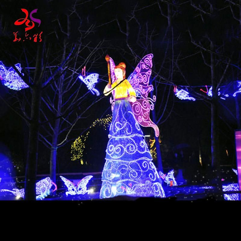 Outdoor Waterproof Customized Little Tree Shape LED Motif Lights