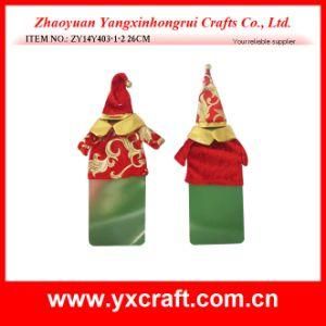 Christmas Decoration (ZY14Y403-1-2) Christmas Wine Ornament Wine Cover