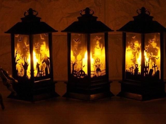 Festival Creativity Decoration Halloween Gift Toy Halloween Lamp Halloween Motif Lamp