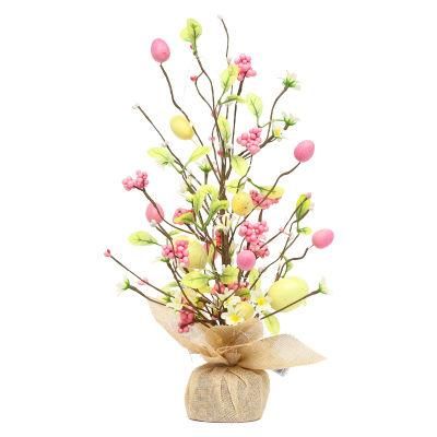 Amazon Home New Products Easter Decorations LED Light Easter Egg Decoration Tree Scene Desktop Decorations