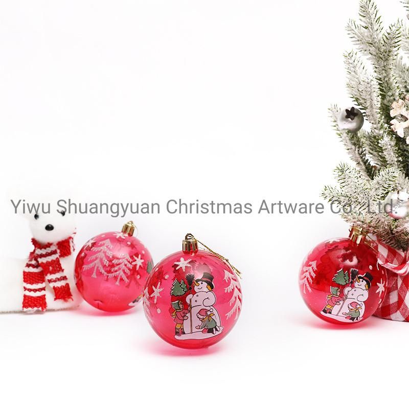 2020 New Design High Sales Christmas Shiny Painted Ball for Holiday Wedding Party Decoration Supplies Hook Ornament Craft Gifts