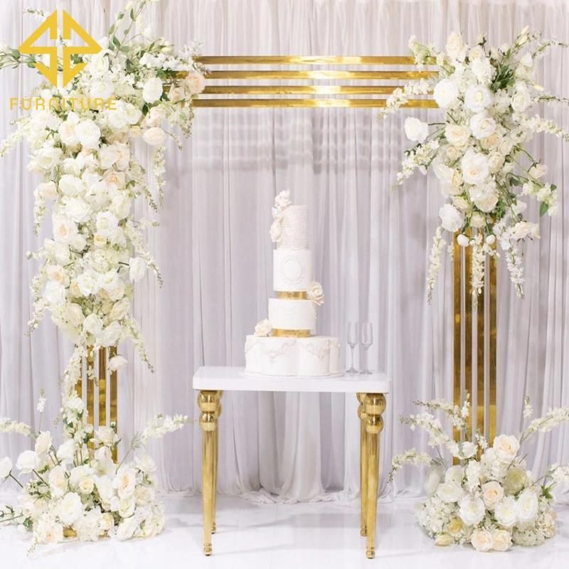 High Quality Round PVC/Acrylic /Metal Backdrops for Wedding Party