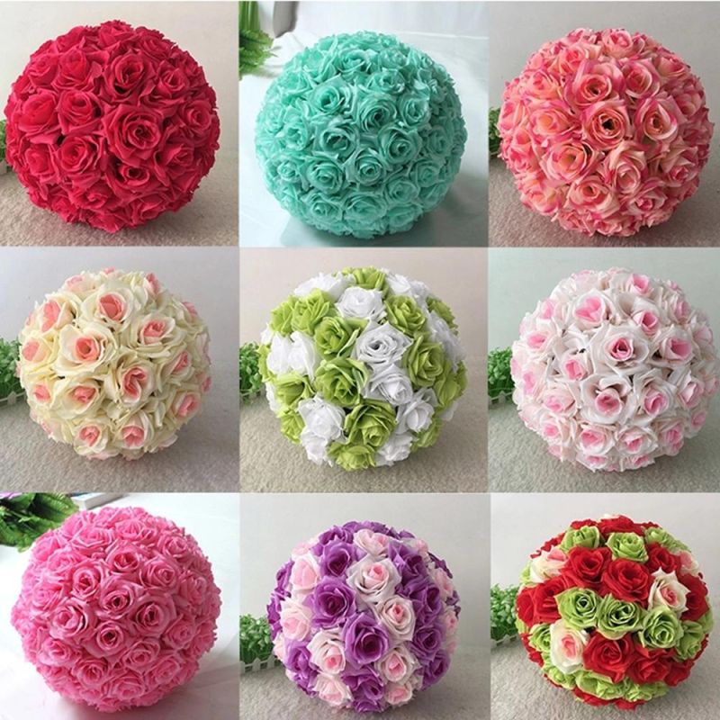 Colorful Artificial Wedding Flower Ball (best choice for wedding decoration)