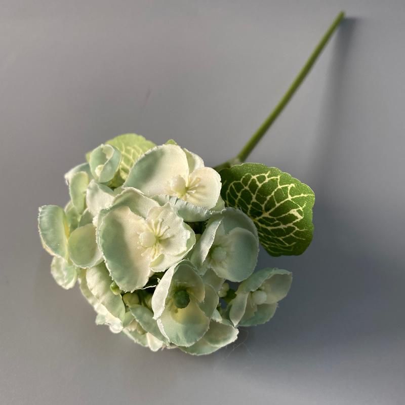 High Quality Single Stem Hydrangea Flower Silk Hydrangea Flower for Home Decor