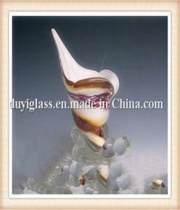 Multicolour Shell Glass Craft for Decoration