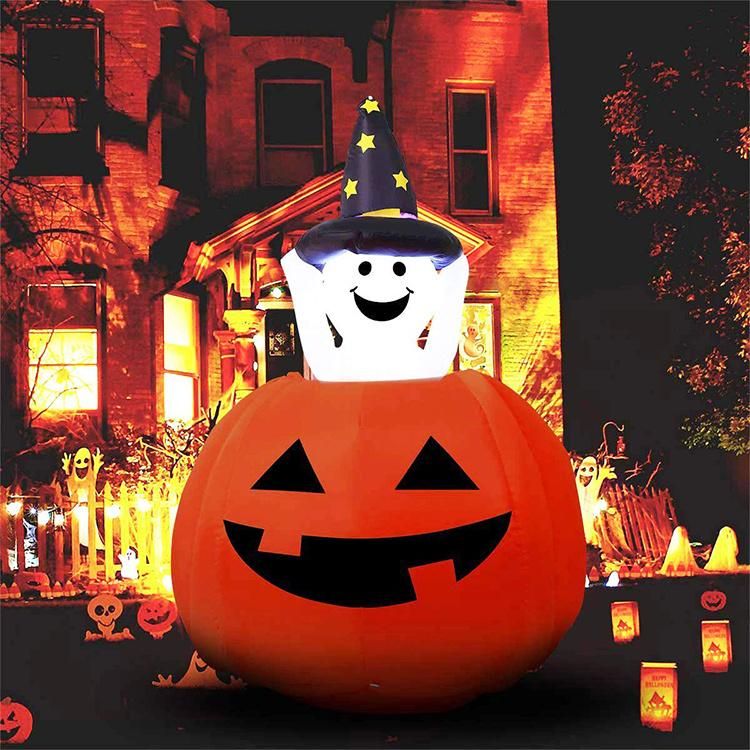 Halloween Inflatable Outdoor Yard Decoration Halloween Pumpkin Inflatable for Sale