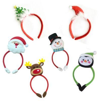 Factory OEM Design Christmas Felt Funny Headband for Baby Children