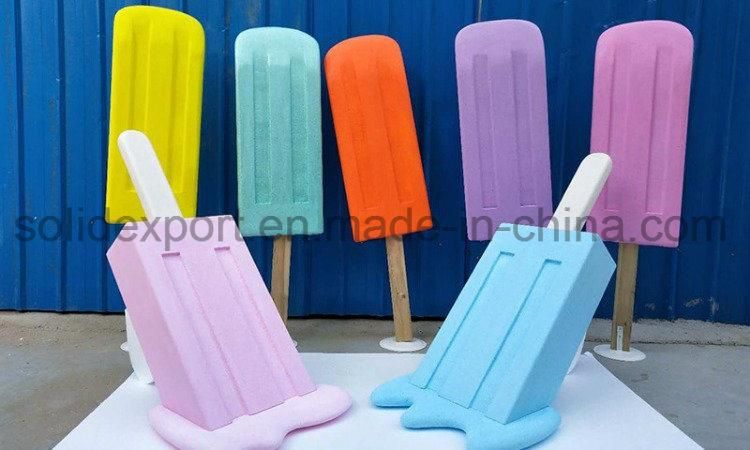 Summer Melting Ice Cream Popsicle Shop Window Display Decoration Props