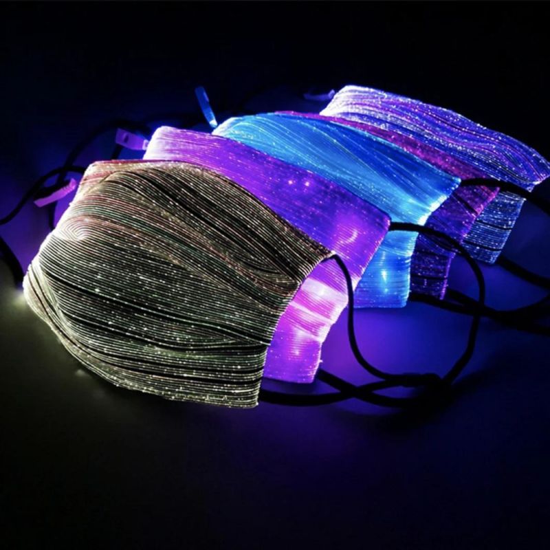 Wholesale Super Cool Handmade Rave Party Mask LED Light up Mask