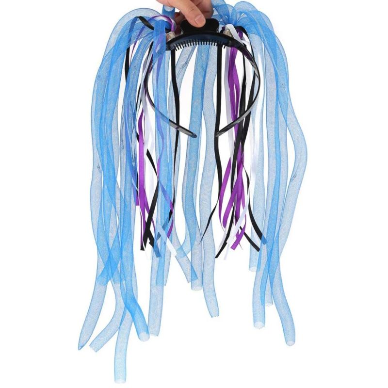 Dazzling Toys LED Light up Noodle Hair Headband Party Dreads