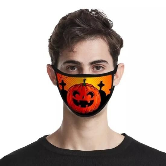 Custom Print Washable Reusable Halloween Face Mask