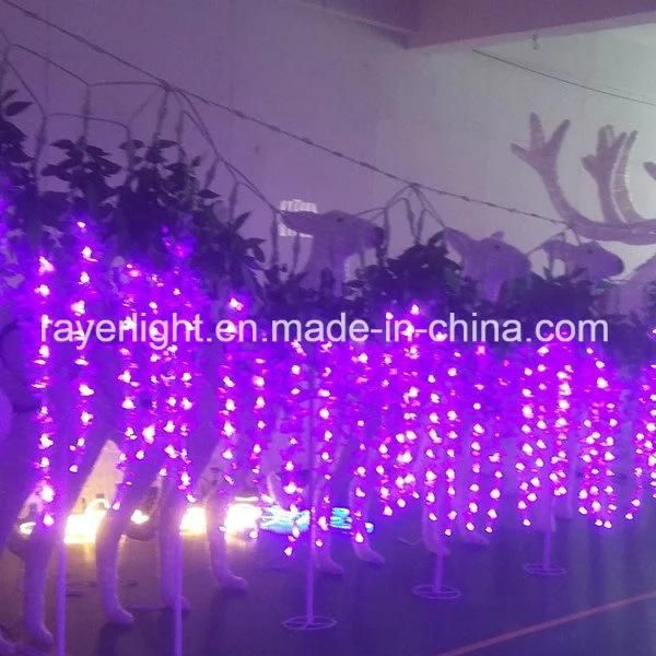 LED Purple Flower Lights Flashing Lights Wedding Decoration Wisteria LED Decoration Lights