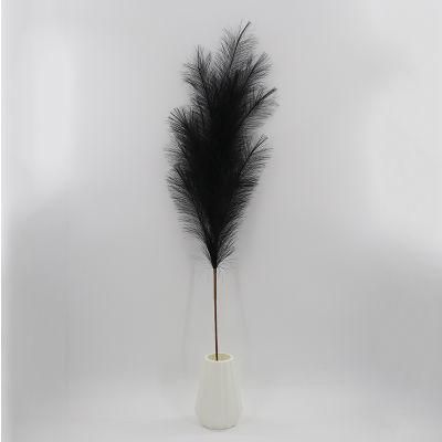 Best Seller Free Sample 30 Stems Natural Pampas Grass Vase 45cm Dried Flower Bouquet Small Dry White Pampas Grass