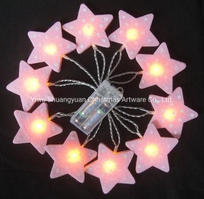 Star Design 10L Battery Light for Christmas Decoration and Home Decoration