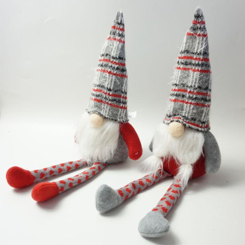 Chirstmas Soft Stuffed Plush Handmade Swedishsanta Doll Gnome Scandinavian Tomte Nordic Nisse Sockerbit Dwarf Elf Baby Toy