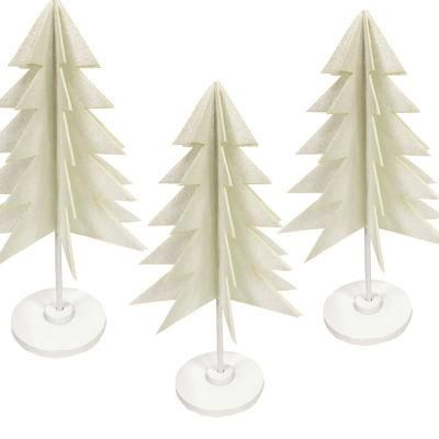 Hot Sales Silver Glitter Large Xmas Tree Felt Christmas Decoration Home Tree