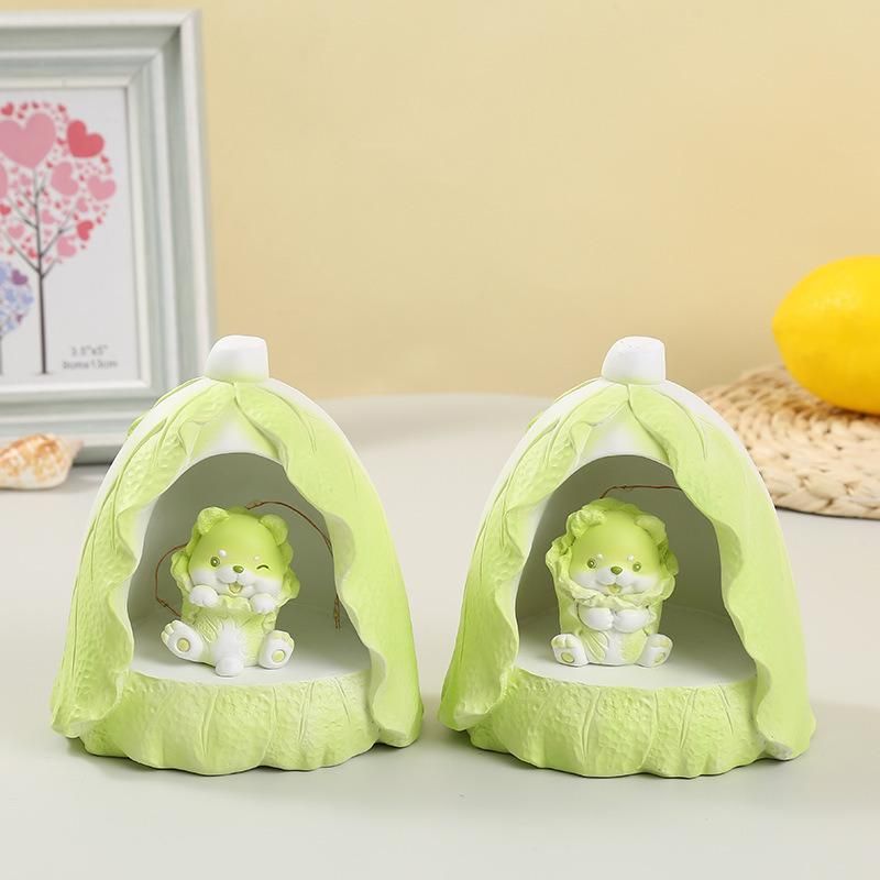 Cute Vegetable Dog Birthday Gift Toy Hot Selling Resin Ornament