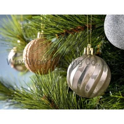 Shatterproof Luxury Christmas Tree Baubles 48-Piece - Copper / Champagne