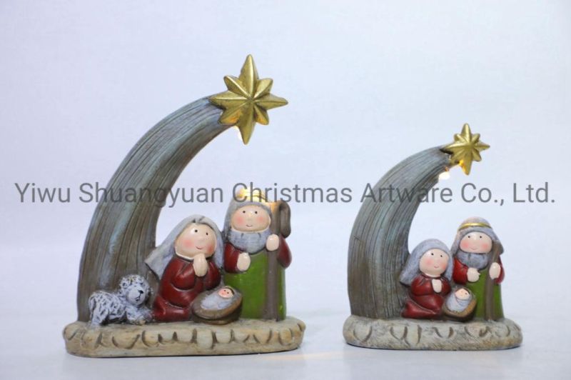 Christmas Ceramic with Family for Holiday Wedding Party Decoration Supplies Hook Ornament Craft Gifts