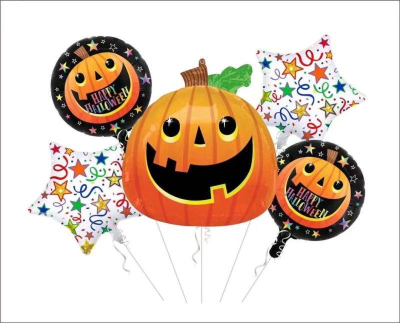 New Holiday Halloween Pirate Boat Party Decoration Foil Balloon Set
