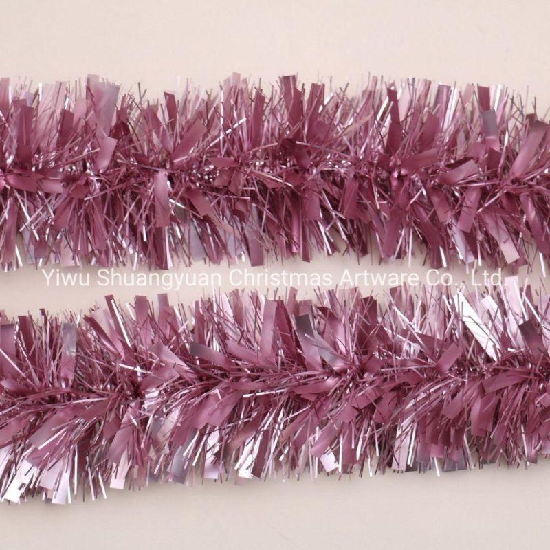 Popular Iron String Shiny Pet Christmas Wired Garland Tinsel