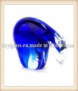 Special Design Blue Glass Craft for Decoration