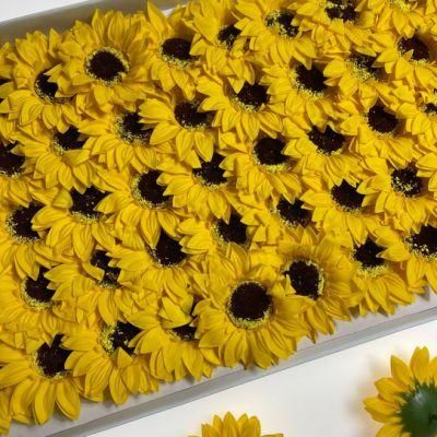 Hot Sale Artificial Soap Sunflower Gift Box Decorative Flower for Wedding, Holiday, Parties