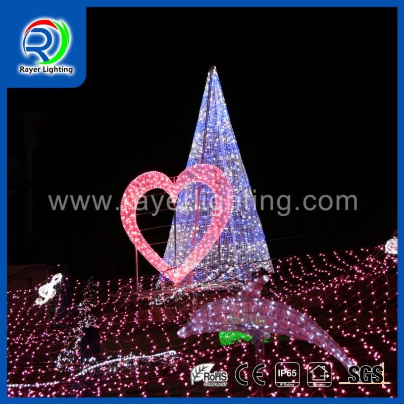 LED Unique Heart Wedding Decoration Christmas Decor Festival Decoration Lights