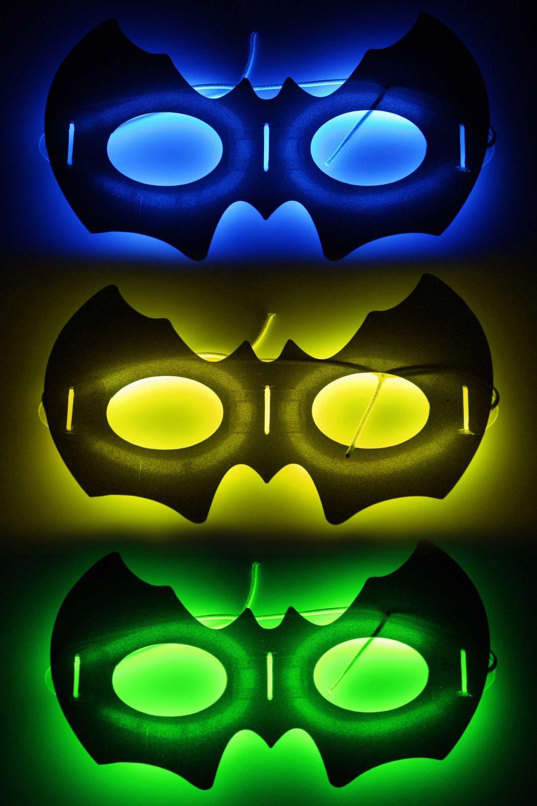 New Glow Mask of Bat Shape for Halloween