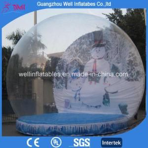 Giant Inflatable Globe for Holiday Snowing Dome for Christmas
