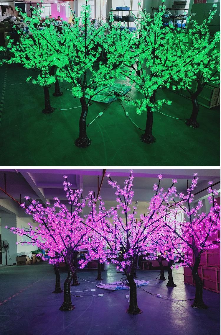 Chinese Customized Silk Artificial Peach Tree Wedding Tree Table Tree