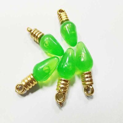 Canada Christmas Use Green Red Blue Small Acrylic Twist Bulbs