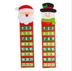 DIY Office Home Indoor Decoration Ornaments Children Kids Gifts Felt Christmas Calendar