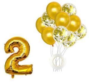 12PCS Birthday Party Balloon Set Sequined Balloon 32&quot; Aluminum Balloon Set