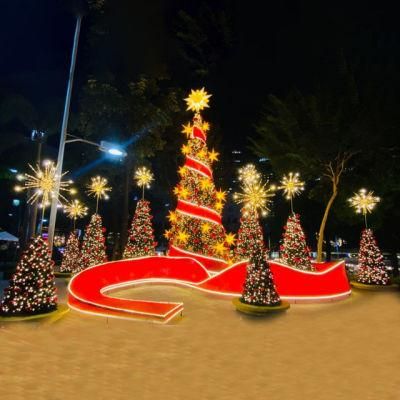 Outdoor Christmas Decoration Large Christmas Tree with LED Lights for Sale